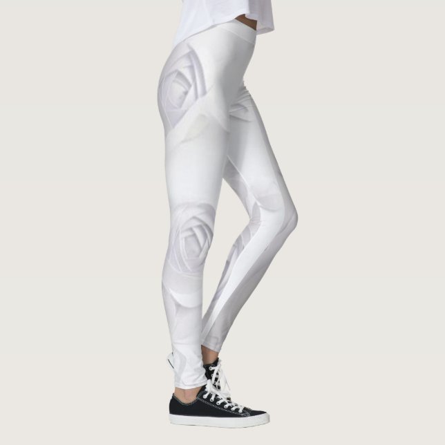 Leggings Rose blanche (Droite)