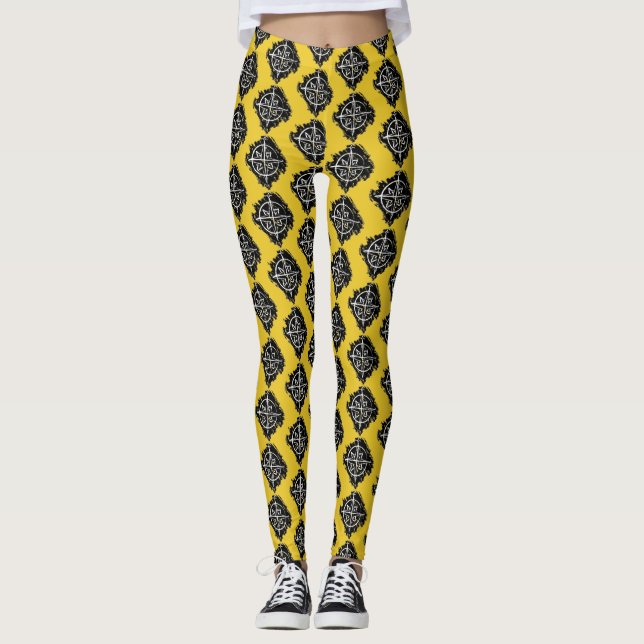 Leggings Rose Compass. croquis Northshield (Devant)