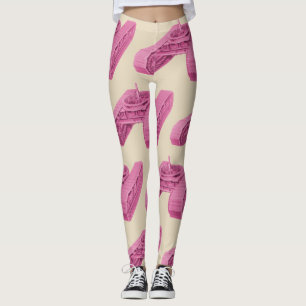 LEGGINGS ROSE GEARS MÉCANIQUES RÉSERVE DE MACHINES INDUSTRI