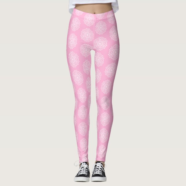 Leggings Rose Mandala (Devant)