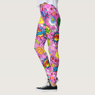 😍 Leggings rose pickleball mixte