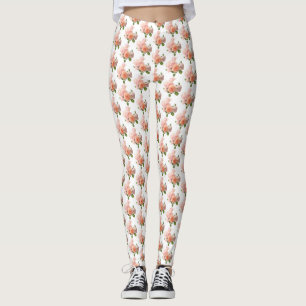Leggings Rose tendance sur mesure Design moderne élégant