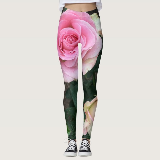 Leggings roses (Devant)