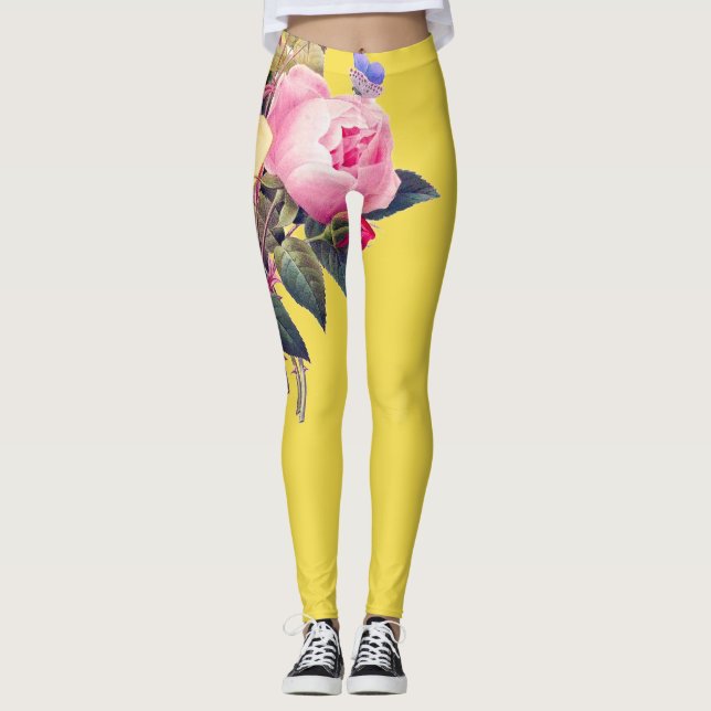Leggings roses (Devant)