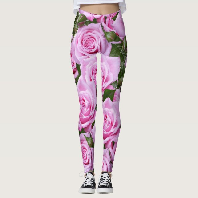 Leggings roses (Devant)