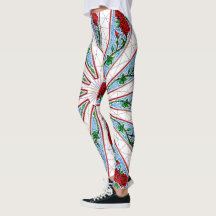 Leggings roses