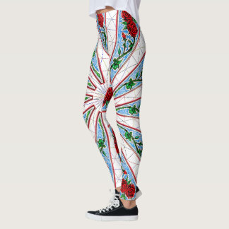 Leggings roses