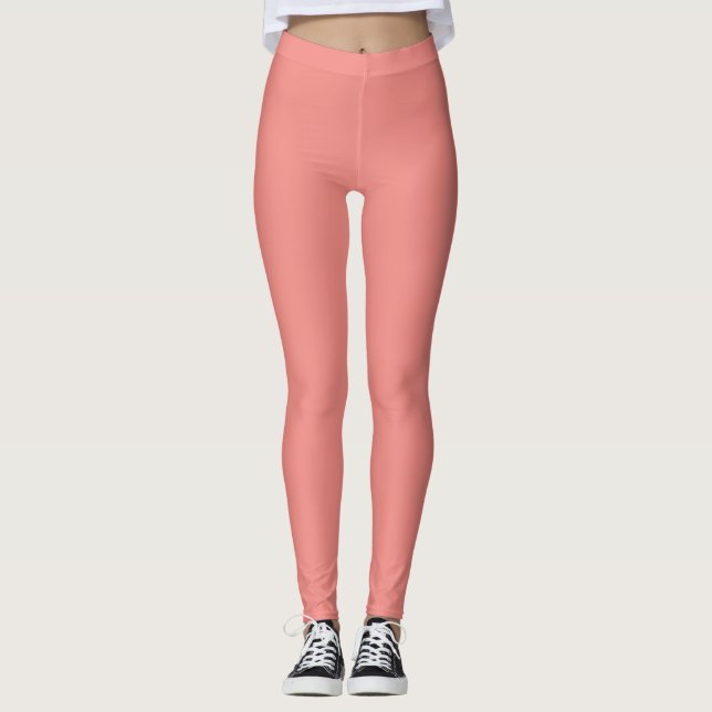 Leggings roses de corail tendance pour porter tous (Devant)