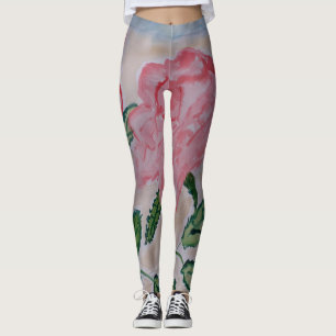 Leggings Roses d'été Abstraits