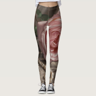 Leggings Roses en Silken