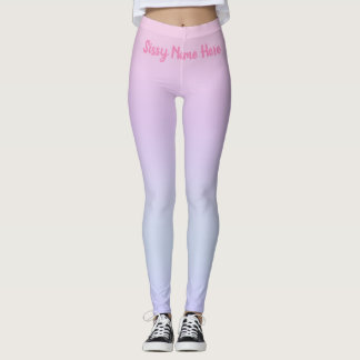 Leggings roses personnalisables pour soies Femboy 