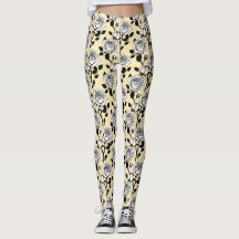 Roses simples noires et blanches dans un style gra