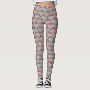 Leggings Rouge Exercice Résistance Bande Entraînement Fitne
