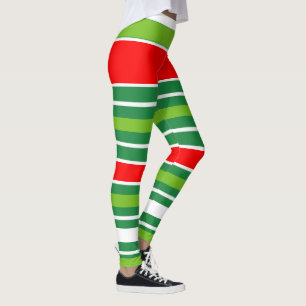 Leggings Rouge vert blanc ou (votre couleur)