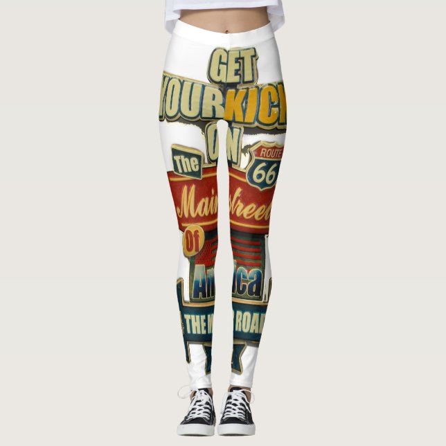 LEGGINGS "ROUTE 66 GALERIES" (Devant)