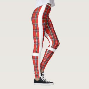 Leggings Royal Stewart Tartan a vérifié la plaid