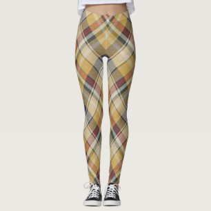 Leggings Royal Stewart tartan rouge noir jaune vert carreau