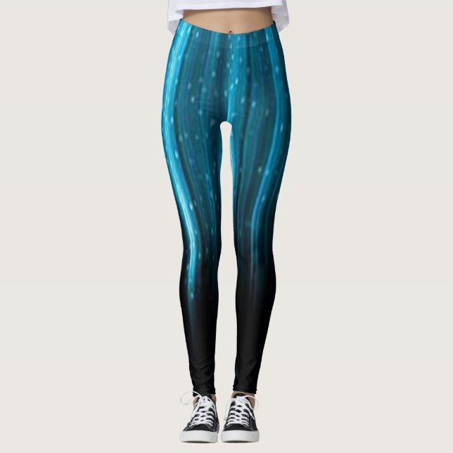 Leggings Royal Stewart tartan rouge noir plaid (Devant)