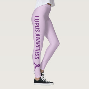 Leggings Ruban de sensibilisation Lupus pourpre