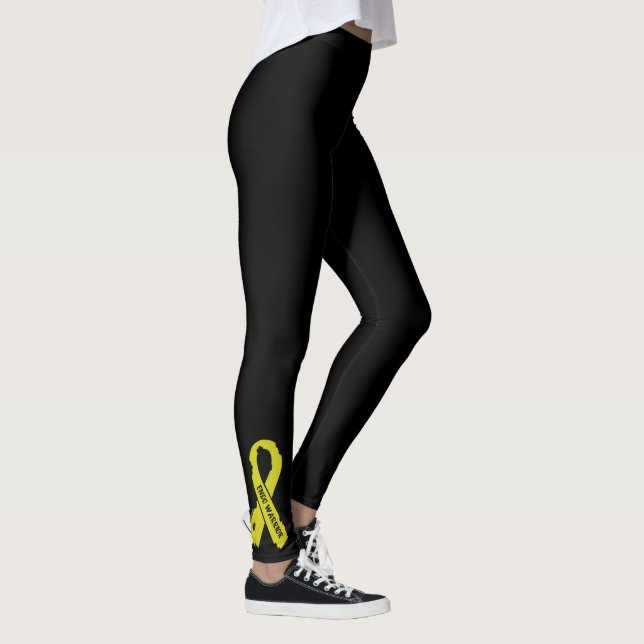 Leggings Ruban déchiré / Guerrier... Endometriose (Droite)