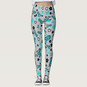 Leggings Ruban Turquoise Multi Print...POTS