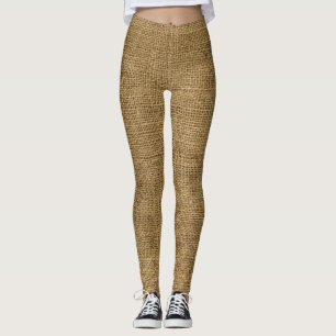 Leggings Sac à pomme de terre de toile de jute
