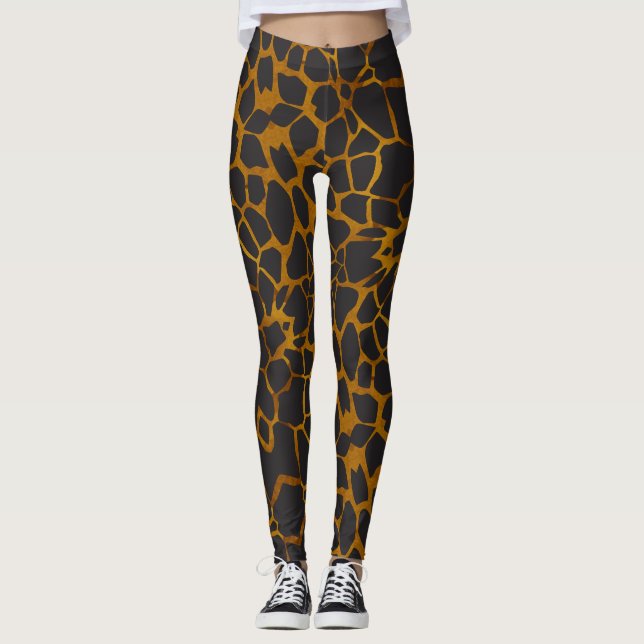 Leggings Safari Giraffe skin Imprimer (Devant)