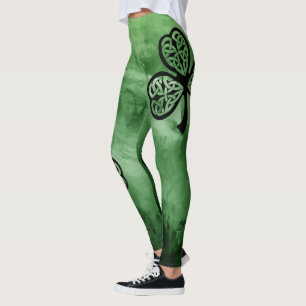 Leggings Saint Patrick CELTIQUE MAGIQUE de SHAMROCK de