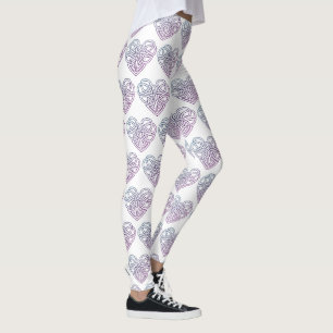 Leggings Saint-Valentin Coeur des jambes des femmes