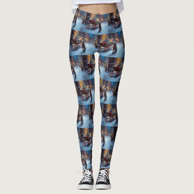 Leggings Saison de Noël de Chesapeake (Devant)