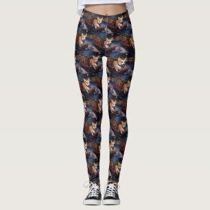 Leggings Saison de Noël de Corgi
