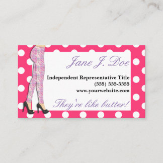 Leggings Sales, Pink and Purple Business Card