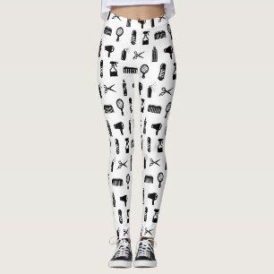 Leggings Salon et coiffeur Motif sur mesure BG COULEUR