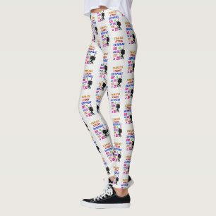 Leggings Sans Peur Forte Inarrêtable Elle Est