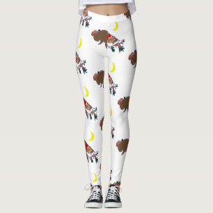 Leggings santa claus sloth noël