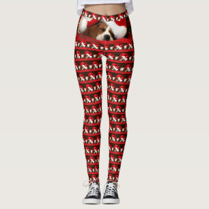 Leggings Santa Puppy