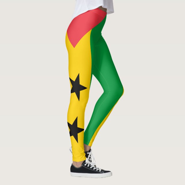 Leggings Sao Tome and Principe Flag (Droite)