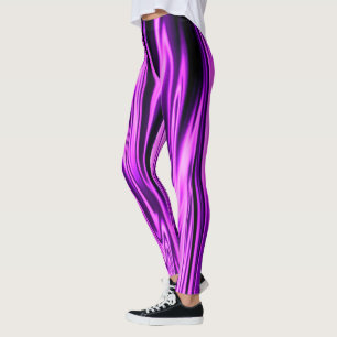 Leggings Satin pourpre......