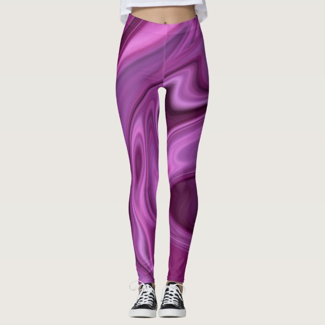 Leggings Sauvage dans le pourpre (Devant)