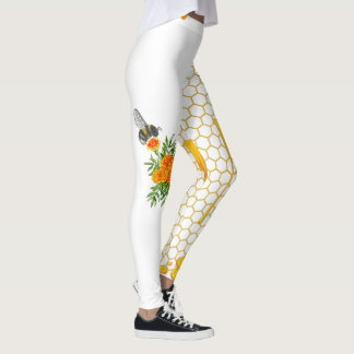 Leggings Sauvez Les Abeilles, Honeycomb