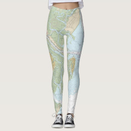 Leggings Savannah River et Wassaw Sound - Carte marine