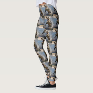 Leggings Scary Jaws : Le Crocodile australien saute aux pie
