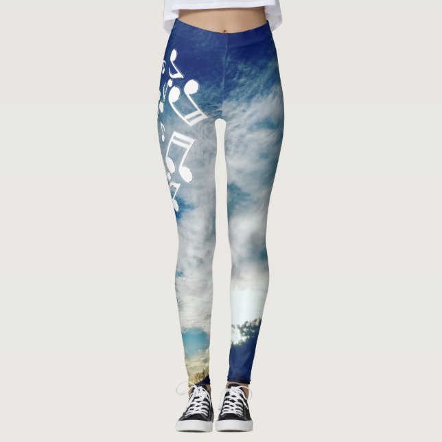 Leggings Scènes de musique (Devant)