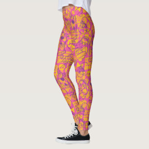 Leggings Scooby-Doo   Funky Flower Motif