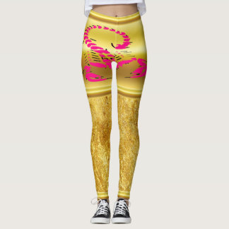 Leggings scorpion rose venimeux très insecte veineux