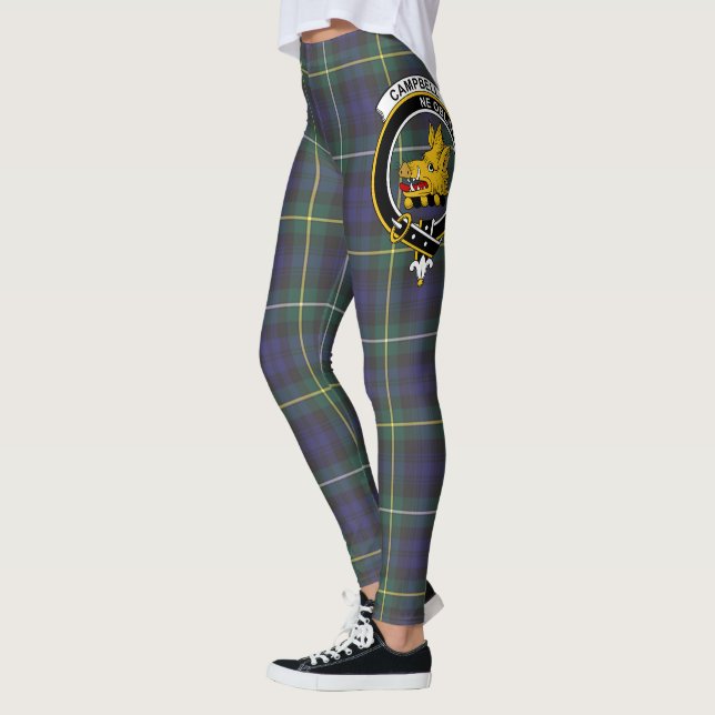Leggings Scotstee Clan Campbell Argyll Modern Crest Tartan (Gauche)