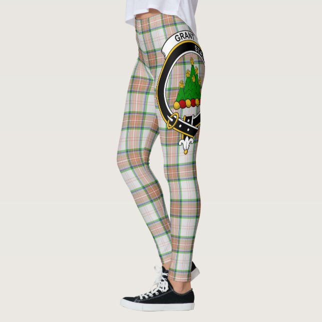 Leggings Scotstee Clan Grant d'Auchétroite Crest Tartan (Gauche)