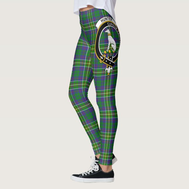 Leggings Scotstee Clan Hunter de Hunterston Crest Tartan (Gauche)