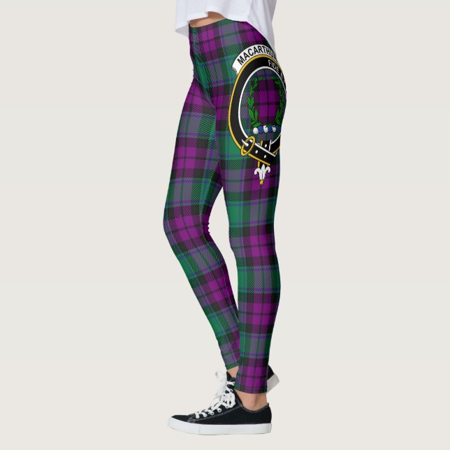 Leggings Scotstee Clan MacArthur Milton Crest Tartan Women (Gauche)