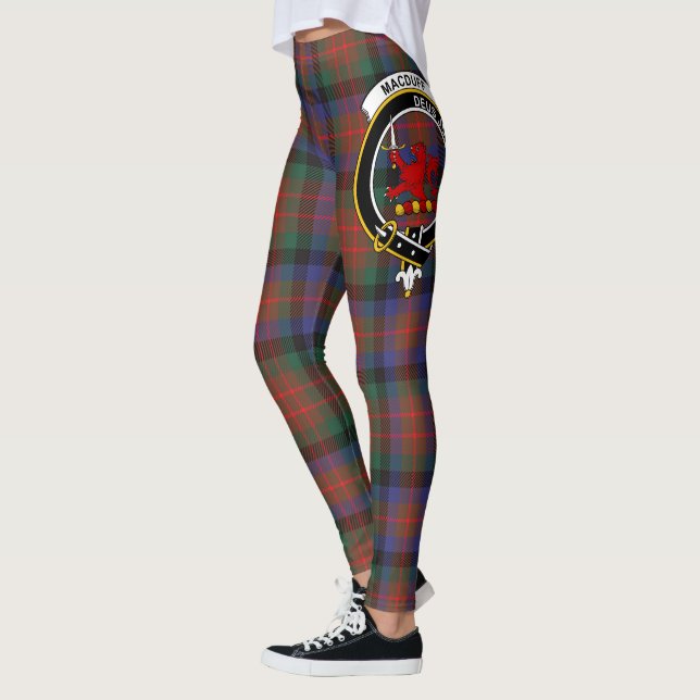 Leggings Scotstee Clan MacDuff Chasse Tartan Crest moderne (Gauche)